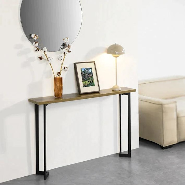 Rootz Console Pöytäaula - Pöydän puoli - Pöydän pää - Pöytäolohuone - Pöytä sohvapöytä - L120 x S20 x K75cm