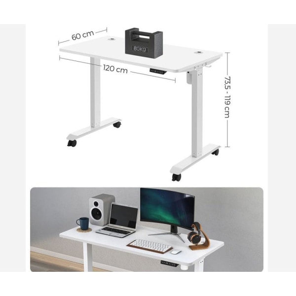 Rootz Desk - Sähköinen korkeussäädettävä työpöytä - Sähköpöytä -