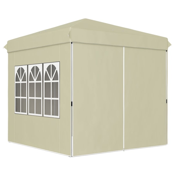 Rootz Pop Up Gazebo Tent - Garden Pavilion - Foldbar Canopy - UPF50+ UV Protection - 248L X 248W X 270H CM - Grönt