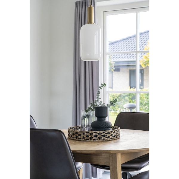 Rootz Nerja -lokero - Pyöreä meriruohoalusta - kudottu luonnollinen kuvio - monipuolinen ja tyylikäs - Ø38cm x 7cm
