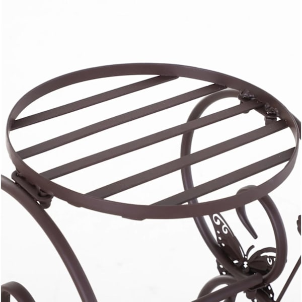 Rootz Plantetrappe - Plantestativ - Blomsterstativ - Metal - Bronze - 3 niveauer - 75 x 28 x 66 cm