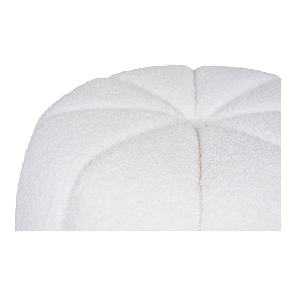 Rootz Off -White Pouf - Ottoman - Jaloskivi - Mukavuus ja tyyli - 48 cm x 38cm x 48cm