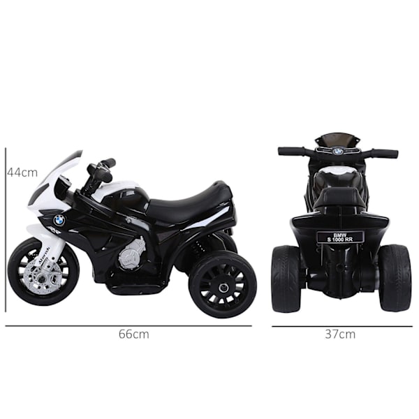 Rootz elektrisk børnemotor - Sort - Pp, Stål - 25,98 cm x 14,56 cm x 17,32 cm
