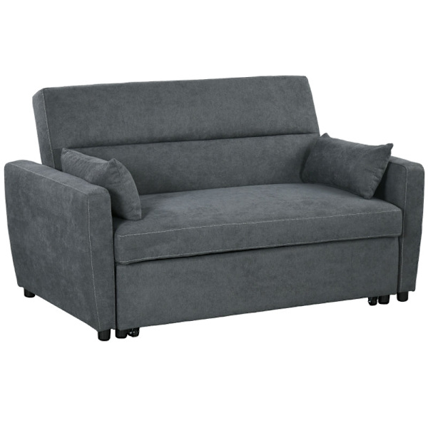 Rootz 2-i-1 sovesofa - Sofa - Gæsteseng - Ergonomisk design - 3 justerbart ryglæn - Højkvalitets polstring - 155 cm x 90 cm x 88,5 cm