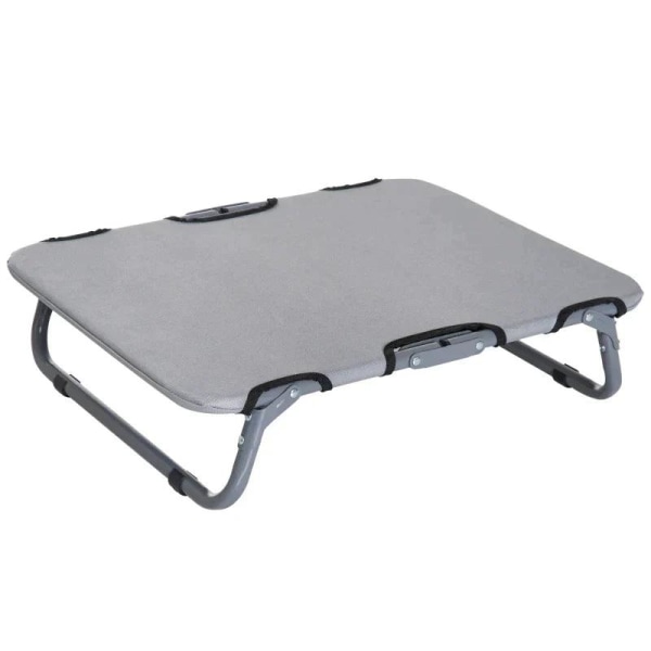 Rootz Pet Bed - Dog Lounger - Dog Bed - Cat Bed - Sleeping Bed - Foldable - Grey - 59 X 46 X 15cm