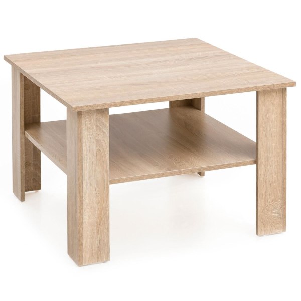Rootz sohvapöytä Sonoma tammi 60x42x60 cm Design puinen pöytä hy