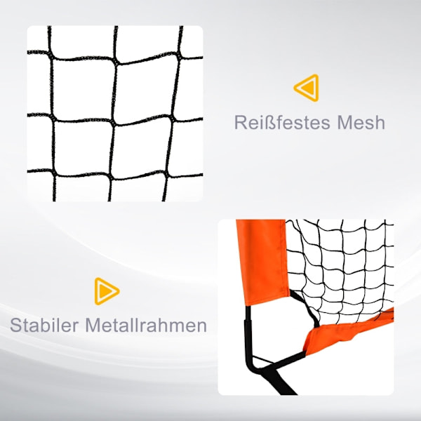 Rootz fodboldmålsæt - Fodboldnet - Bærbart mål - Interaktivt - Letvægts - 183 cm x 90 cm x 90 cm