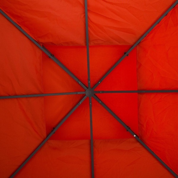 Rootz erstatningstag til metalhavepavillon - Terra - Polyester - 118,11 cm x 118,11 cm x cm