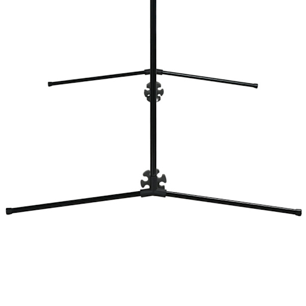 Rootz Badmintonnät Med Stativ - Höjdjusterbar - Vikbar - Med Bärväska - Oxford Polyester - Svart + Blå - 310L x 103W x 107-155H cm