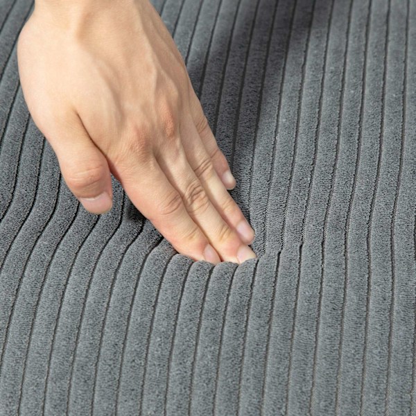 Rootz 2 -sædet polstret sofa - Loveseat - Compact Couch - Komfortabel polstring - 117 x 56,5 x 77 cm - Grå