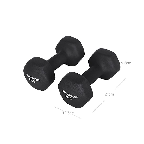 Rootz käsipainot - 2 säädettävän käsipainon sarja - Mattapinnoitteella - Liukumaton mattakäsipaino - Fitness käsipainot - Mukavuuskahva - Kestävät kum