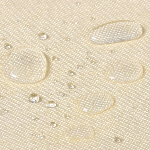Rootz rektangelduk - Vattentät bordsöverdrag - Polyester - Skrynkelfri - Lättskött - 100 cm x 140 cm - Champagne - Mat, picknick, flera tillfällen