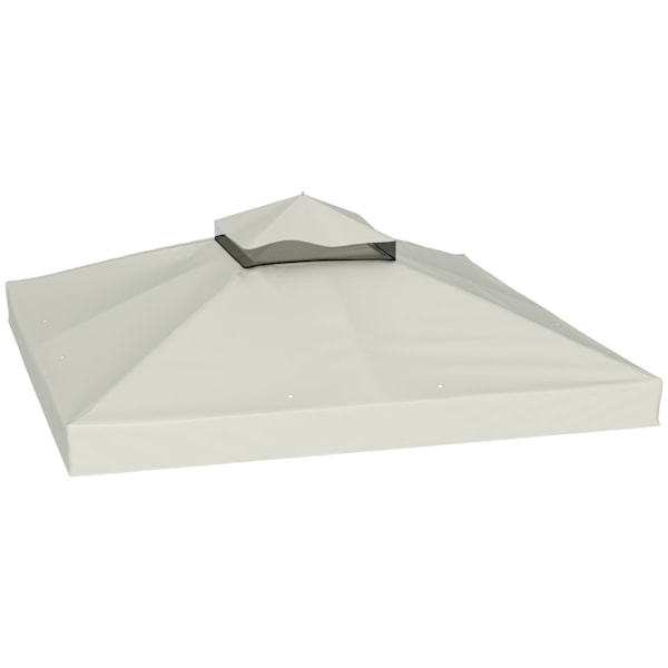 Rootz 3x3m Gazebo -tak - Ersättande presenning