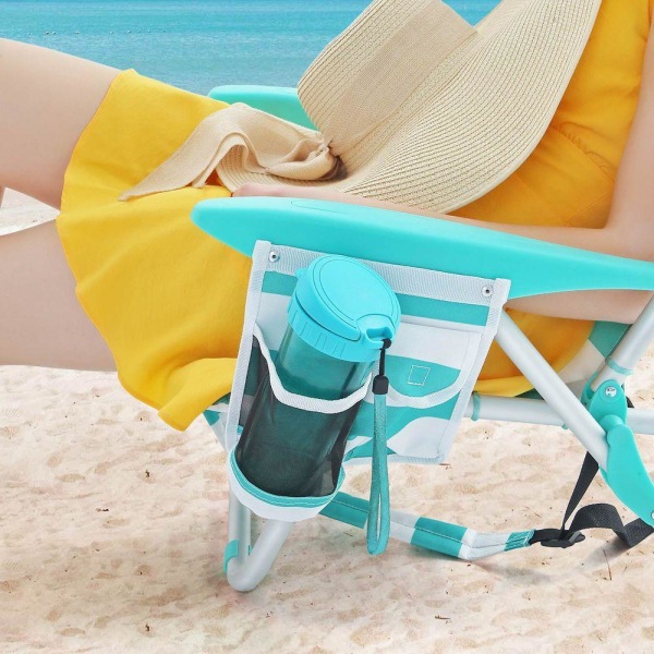 Rootz Beach Chair - Fällbar strandstol - Bärbar strandstol - Lät