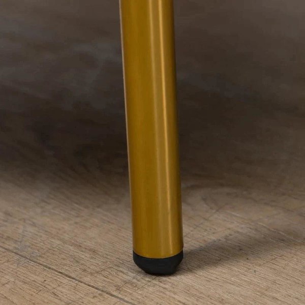 Rootz Sidebord - 2-i-1 Design - Industrielt Design - Serveringsbakke + Sidebord 1 Hylde - Stål - Guld + Sort - 43L x 45W x 61,5H cm