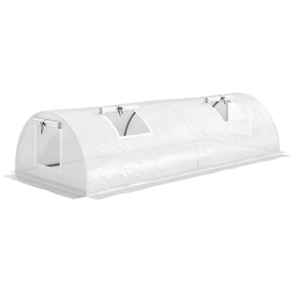Rootz Foil Greenhouse - Mini Tunnel Greenhouse - UV -resistent växtskydd - Skyddar växter - 200 cm x 80 cm x 45 cm