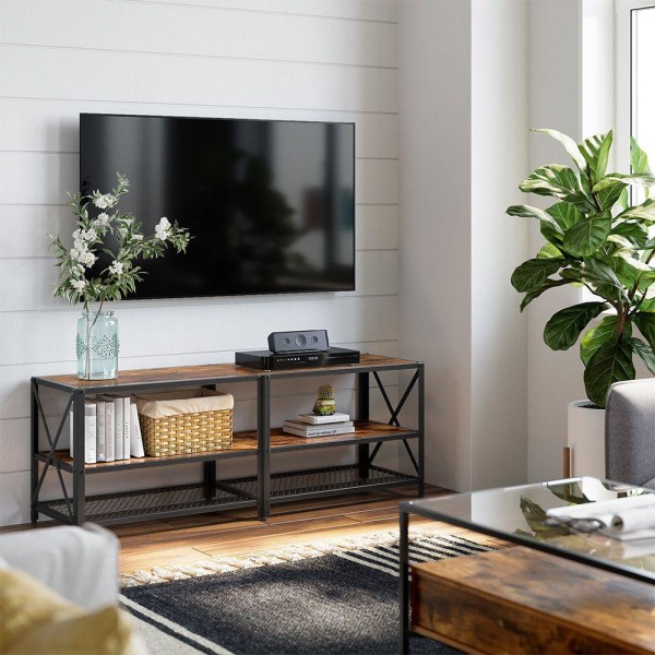 Rootz Tv Lowboard - Tv Lowboard til fjernsyn - Tv-stander - Tv-s
