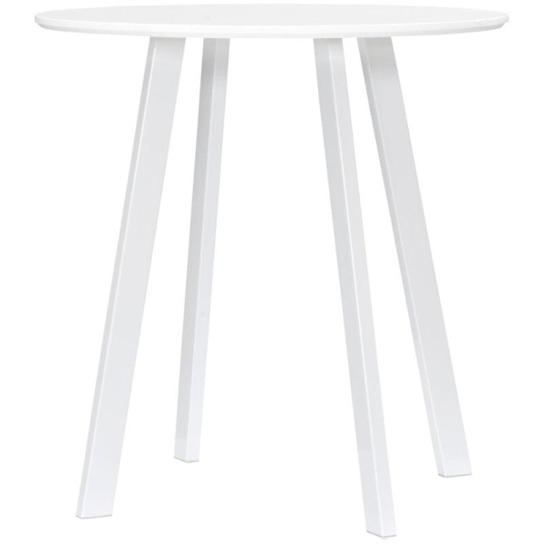 Rootz Matbord - Köksbord - För 2 personer - Högblank yta - Med bordsfötter - Vit - 72 x 72 x 75cm