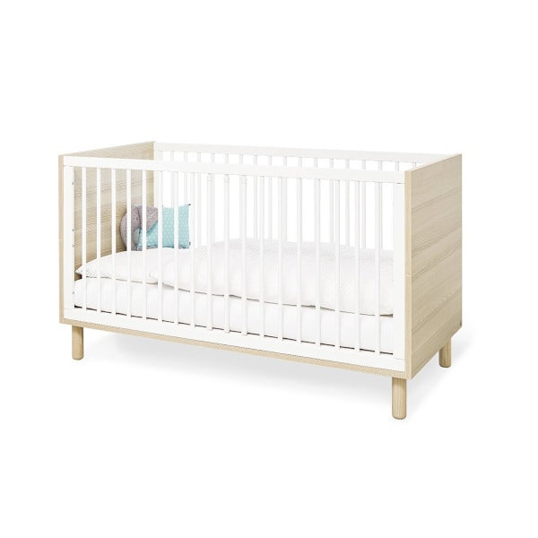Rootz Nursery 'Flow' 3-delt sæt - Tremmeseng - Omklædningsenhed - Garderobe - Cabriolet design - Tremmeseng 145x75x85cm, Enhed 105x77x98cm, Garderobe