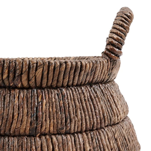 Rootz Chisomo Basket - Håndvævet opbevaringskurv - Dekorativ beholder - Earthy Vibes - 42cm x 31cm x 42cm
