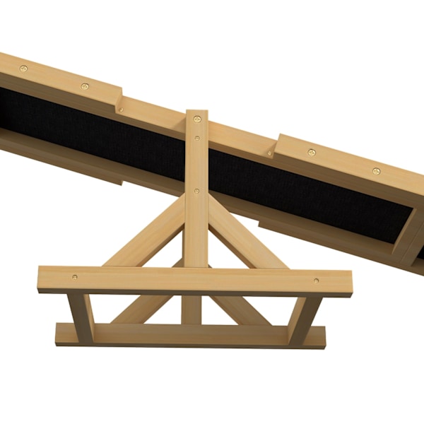 Rootz Dog Rocker - Agility Trainer - Dog Bouncer - Not -Slip Surface - 180 cm x 30 cm x 30 cm - Holder op til 50 kg