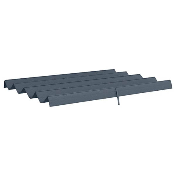 Rootz erstatningstag - Pergola tag - Solskærmsdæksel - Udtrækbart - Havepavillon - Nem montering - Polyester - Grå - 286cm x 245cm x 16cm