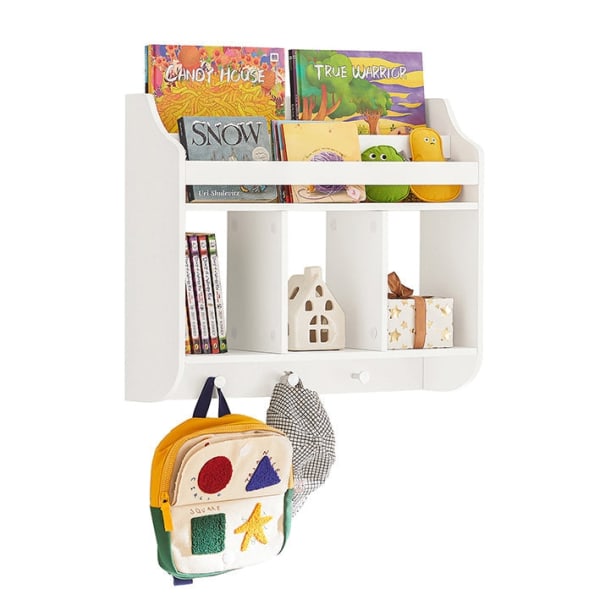 Rootz barnbokhylla - Vägghylla för barn - Förvaringsorganisator