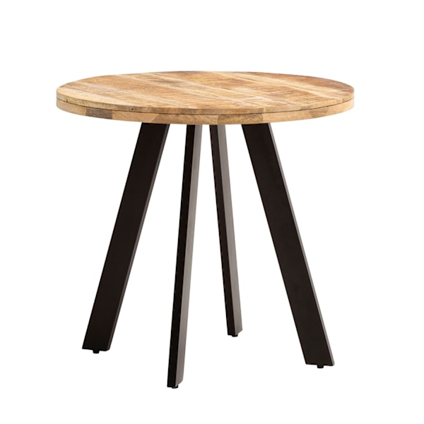 Rootz Round Dining Bord - Moderne spisebord - Træbord - Unikt håndlavet design - 80 cm x 80 cm x 75 cm