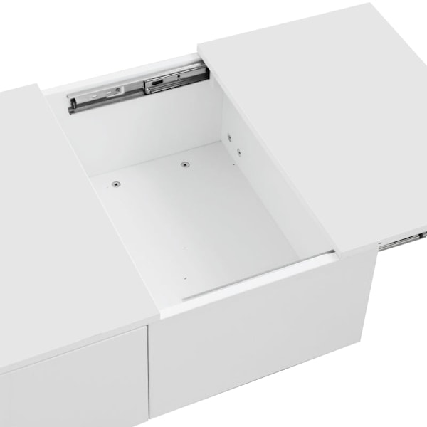 Rootz Sofabord - Stuebord - Moderne midtpunkt - Skjult opbevaring - 100L x 50W x 31H cm
