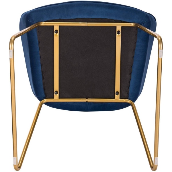 Rootz Velvet Dining Chair - Elegant Stol - Bekväm sittplats - Högdensitetsskum - Slitstark metallram - Mångsidig design - 45cm x 44cm x 78,5cm