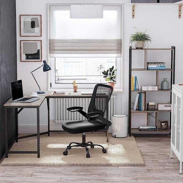 Rootz-tietokonepöytä - L-muotoinen tietokonepöytä - Toimistopöytä - Pelipöytä - Kulmatietokonepöytä - Ergonominen tietokonepöytä - Kotitoimiston pöytä