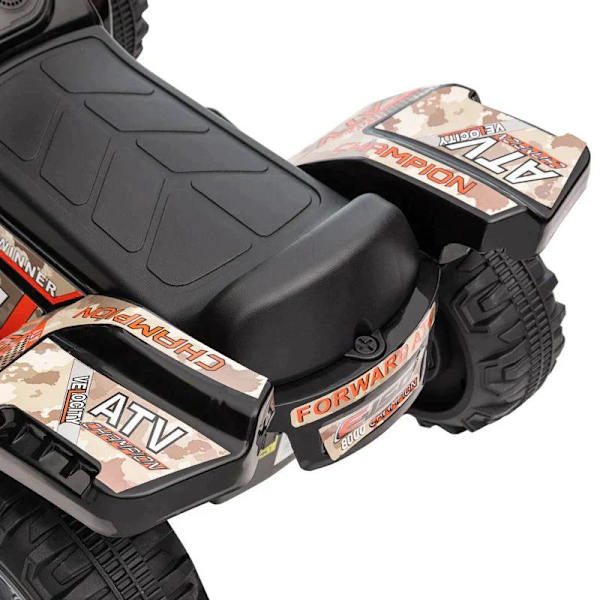 Rootz Elfordon för barn - Mini Elektrisk Quad - Barnmotorcykel - Elektrisk Quad för 18-36 månader - Svart - 70 x 42 x 45 cm
