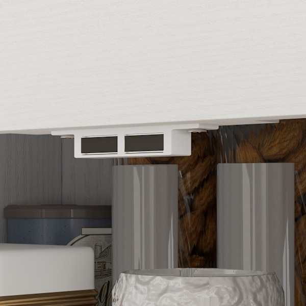 Rootz Fritstående køkkenskab - Pantry Storage - Stue Cabinet - Justerbare hylder - 75W x 39d x 178H cm