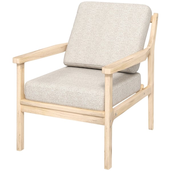 Rootz klädda fåtölj - Lässtol - Makeupstol - Komfort och stabilitet - 62W x 82d x 82h cm