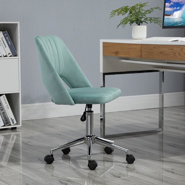 Rootz Højdejusterbar skrivebordsstol - Kontorstol - Ergonomisk stol - 360 ° Rotatabel - Skumkomfort - 49 x 60 x 79-91 cm