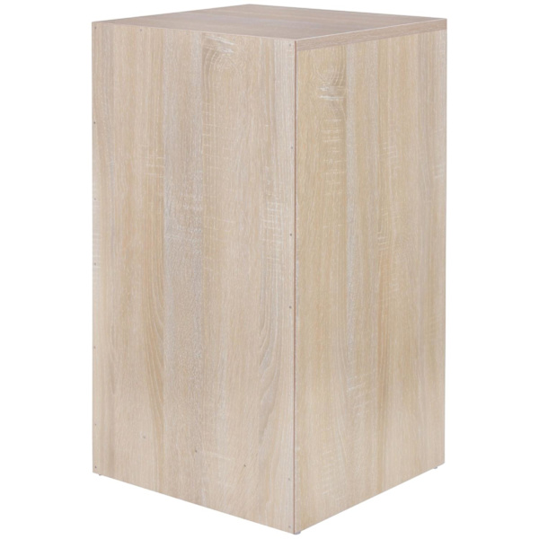 Rootz-puuta nykyaikainen senkki 3 laatikolla sonoma - Design Yöpöytä 37,5 x 68 x 35 cm - Erittäin korkea yöpöytä