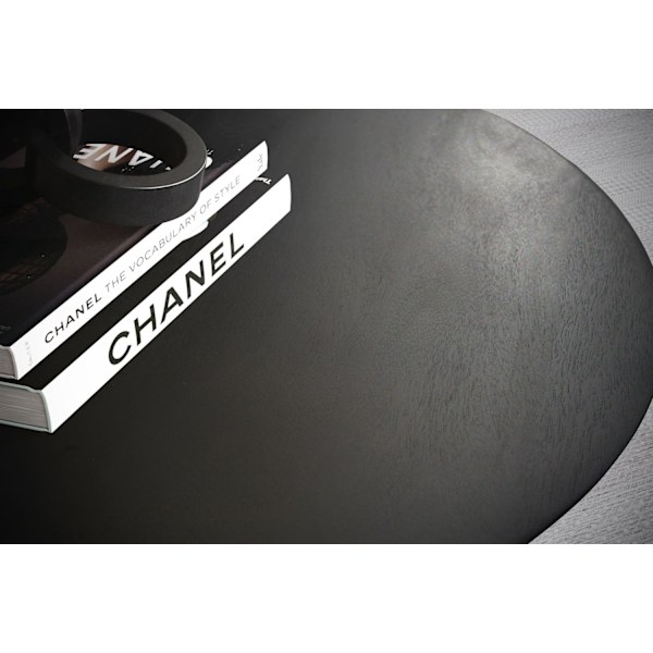 Rootz Modern Design Sofabord - Rundt bord - Stuebord - Håndlavet - Mangotræ - Beskyttende lak - 60cm x 60cm x 41cm