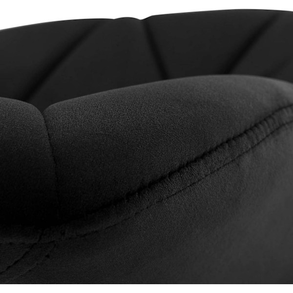 Rootz Set med 8 matstolar - Sammetsklädd - Metallram - Ergonomisk design, hållbar, bekväm - Mörkgrön - 85,5 cm x 46 cm x 40,5 cm