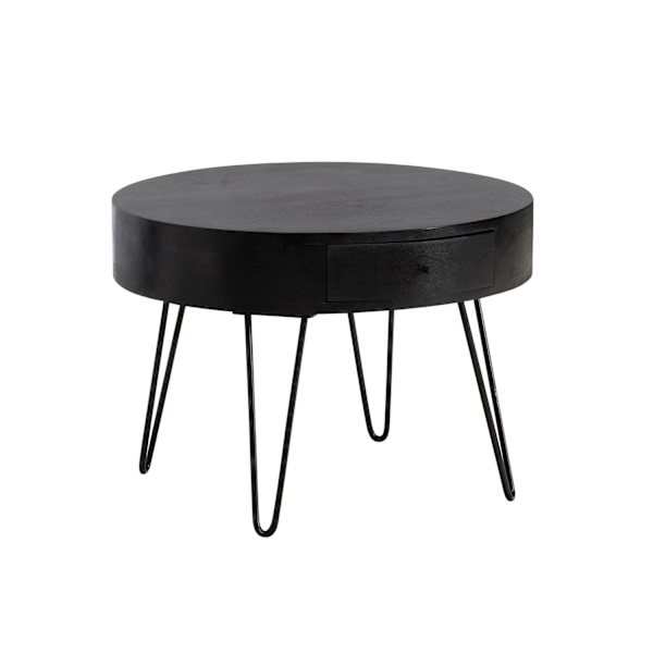 Rootz Moderne sofabord - Slående sofabord - Round Storage Table - Unik design - 60 cm x 60 cm x 43 cm