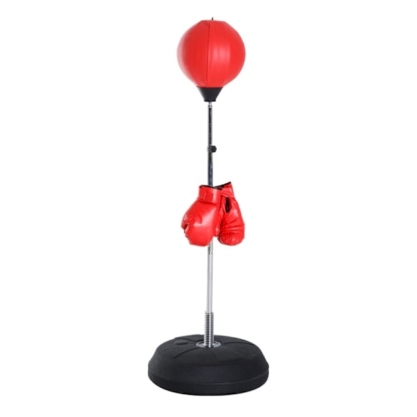 Rootz justerbar ställning för stansbollar - Boxningsutrustning - Boxningsväska - Justerbar i höjdled - Kampsportsträning - 43cm x 43cm x 126-144cm