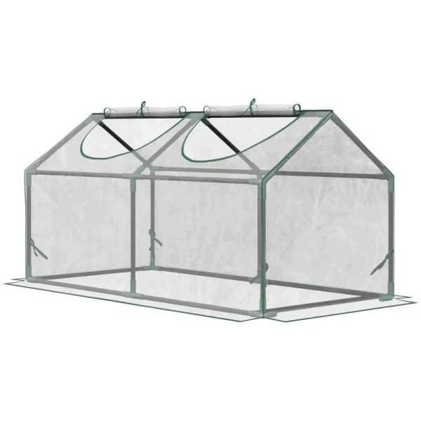 Rootz Greenhouse - Kalvokasvihuone ikkunalla - PVC-kasvihuone -