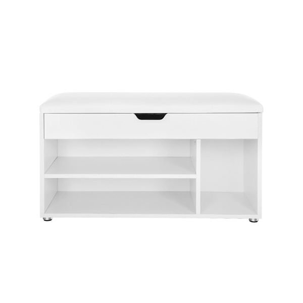 Rootz Skobænk - Entremøbler - Skoopbevaring - Skoopbevaring - Forenkle dit liv - Opmuntrer til orden - Upåfaldende opbevaringsplads - 80 cm x 44 cm x