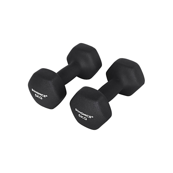 Rootzin kuusikulmainen käsipainosetti - Vinyylipäällysteiset painot - Tilaa säästävä - Ergonominen kahva - joogaan, aerobicin - 8 värivaihtoehtoa - 2