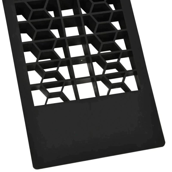 Rootz Ramp - Tröskelramp - Trottoarramp - Gummiramper - Antisladdramper - PP - Svart - 70 x 20 x 8 cm