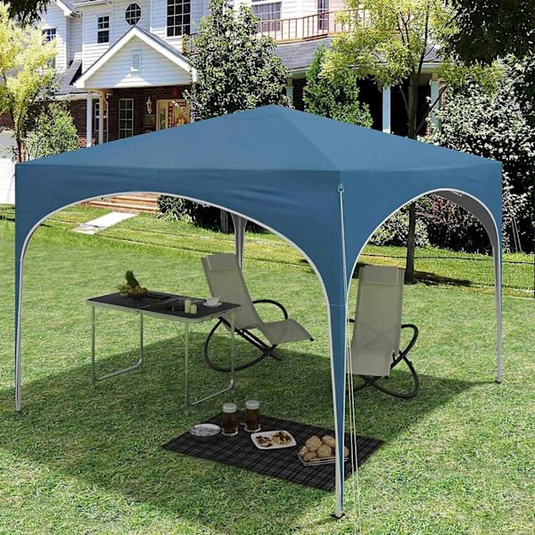 Rootz Premium Outdoor Gazebo - Eventtält - Partykapell - Robust konstruktion - Vattentät - Justerbar höjd - 3x3m