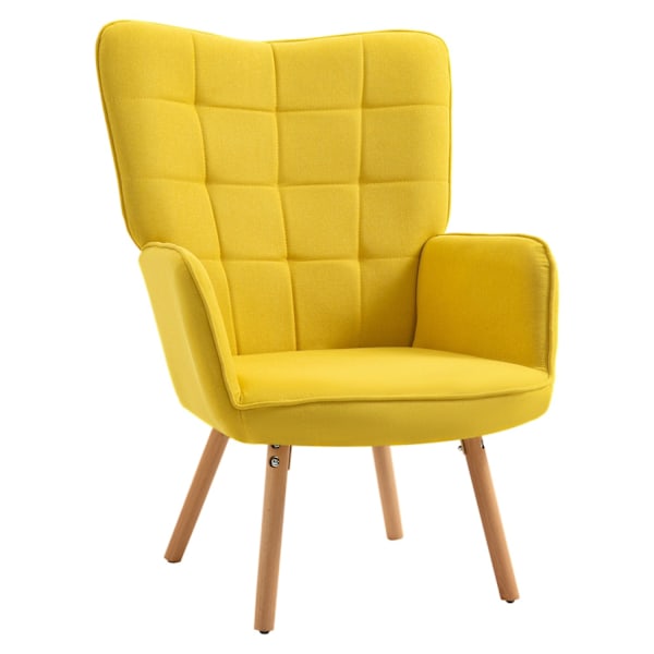 Rootz vardagsrumsstol - fåtölj - Uppbyggd stol - Hög komfort - Velvet polyesterskum - 71 x 76 x 101 cm