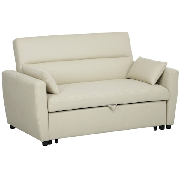 Rootz 2 -i -1 sovesofa - konvertibel sofa - justerbar ryglæn - fløjlsudseende - 155 cm x 90 cm x 88,5 cm - perfekt til ultimativ komfort