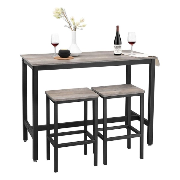 Rootz Barbordsæt - Pubbord med skammel - Bord med høj bord - Bor