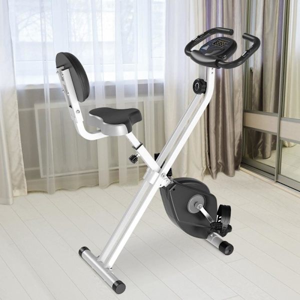 Rootz Manuel Cykeltræner - Motionscykel - Magnetisk træning Xbike - Trænings Xbike - Sort/Grå - 43 x 97 x 109 cm