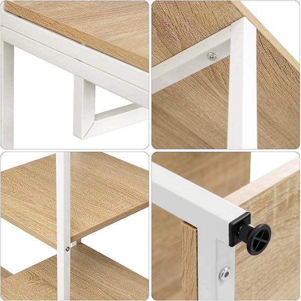 Rootz multifunktionellt klädställ - Organizer - Garderobsställ - Gott om förvaring, mångsidig placering, hållbar konstruktion - 90 cm x 40 cm x 204,5
